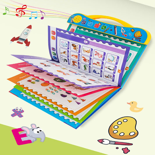 Learning Book Electronic Intelligent Alphabet Sound Book Interactive Educational Learning Book for Kids